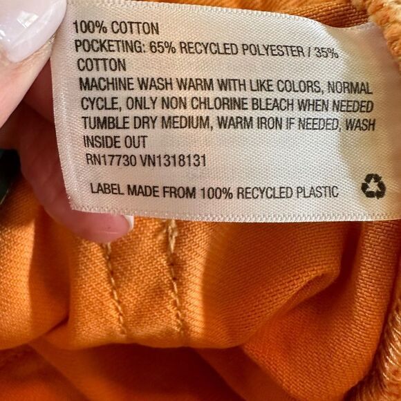 WILD FABLE/TARGET Women’s Denim Highest Rise Mom Shorts Orange Size 6/28 - Picture 10 of 10